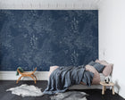 R13862 Treasure Hunt Midnight Maps Mural by Rebel Walls