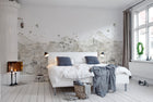 R13871 Paper Mountains Maps Mural by Rebel Walls
