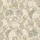 R13881 Globes Gathering Maps Mural by Rebel Walls