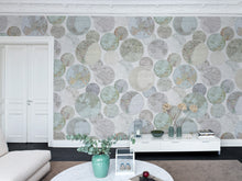 R13884 Globes Gathering Dew Palette Mural by Rebel Walls