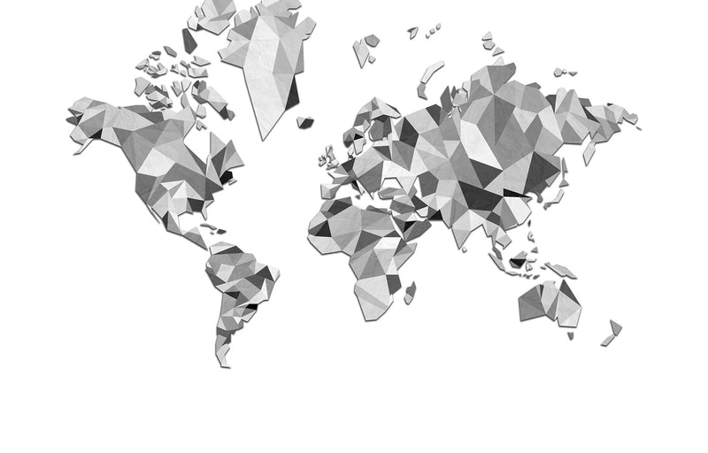 R13892 Triangle Land Graphic Maps Mural by Rebel Walls