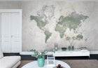 R13901 School Atlas Maps Mural by Rebel Walls
