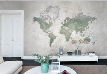 R13901 School Atlas Maps Mural by Rebel Walls