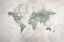 R13901 School Atlas Maps Mural by Rebel Walls
