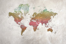 R13902 School Atlas Rainbow Maps Mural by Rebel Walls