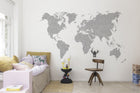 R13921 Your Own World Concrete Maps Mural by Rebel Walls