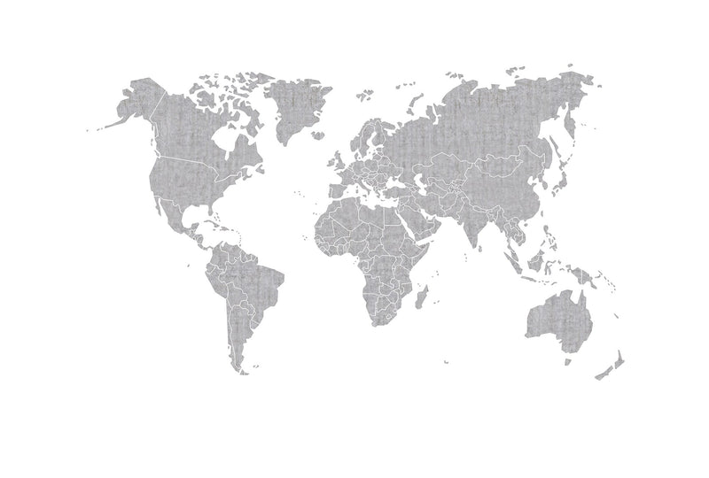 R13921 Your Own World Concrete Maps Mural by Rebel Walls