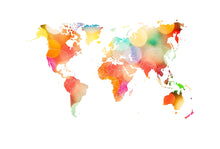 R13922 Your Own World Confetti Maps Mural by Rebel Walls
