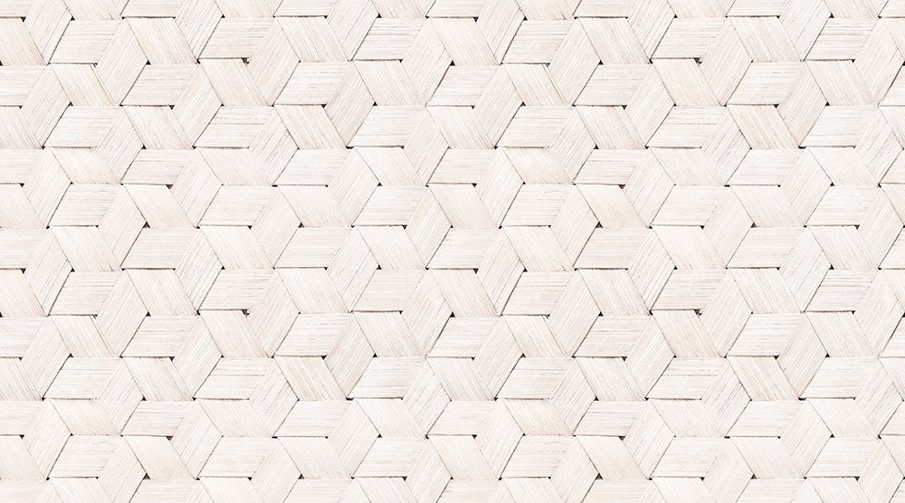 R13932 Birch Bark Braids White Passion Mural by Rebel Walls