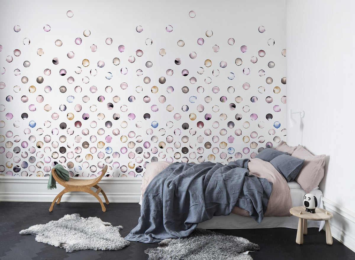 R13952 Lenses Peach Passion Mural by Rebel Walls
