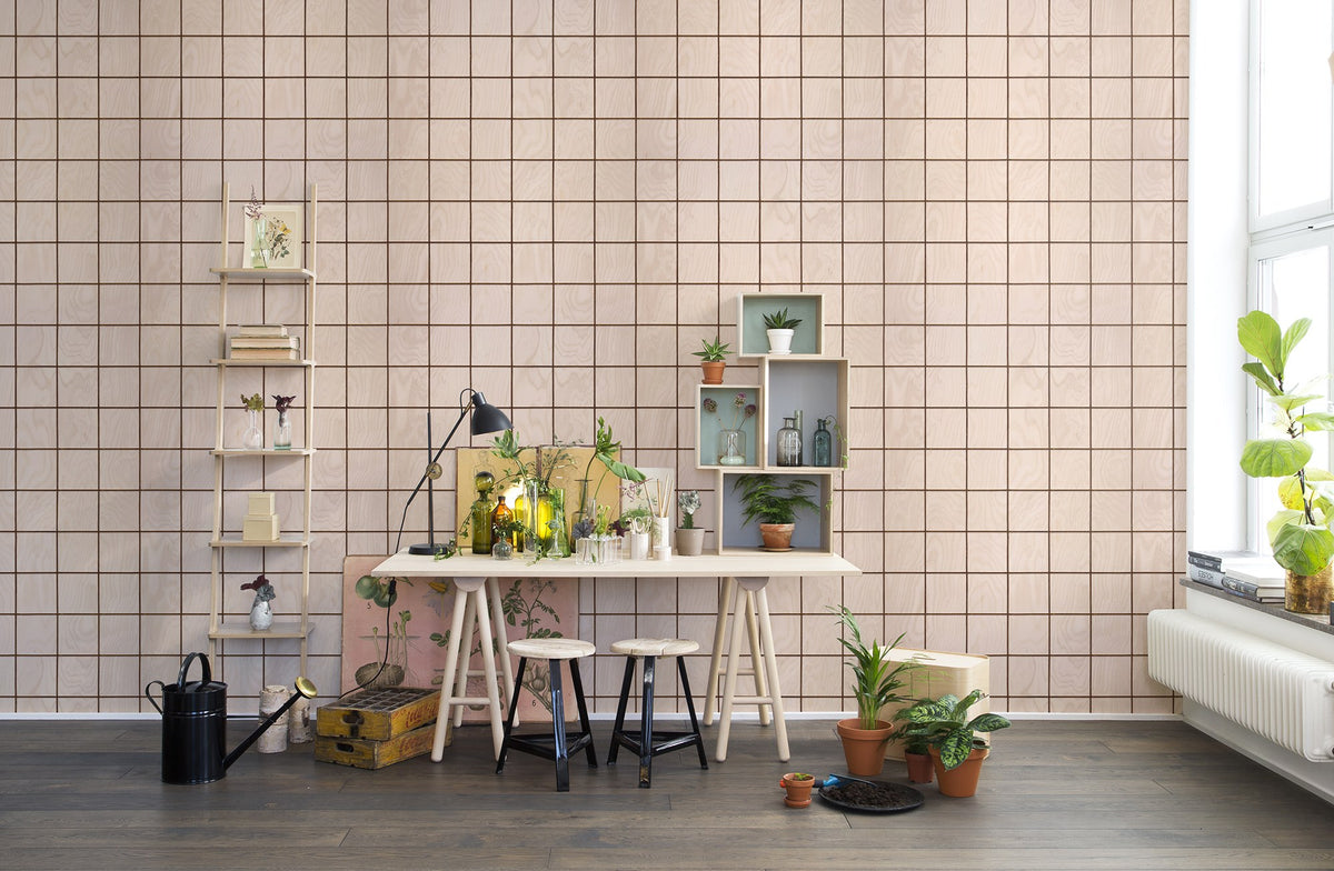 R13992 Climbing Clorofyl Wood Passion Mural by Rebel Walls