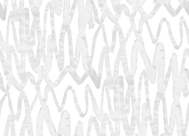 R14092 Pulse of Passion White Mural by Rebel Walls