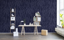R14093 Pulse of Passion Blue Mural by Rebel Walls