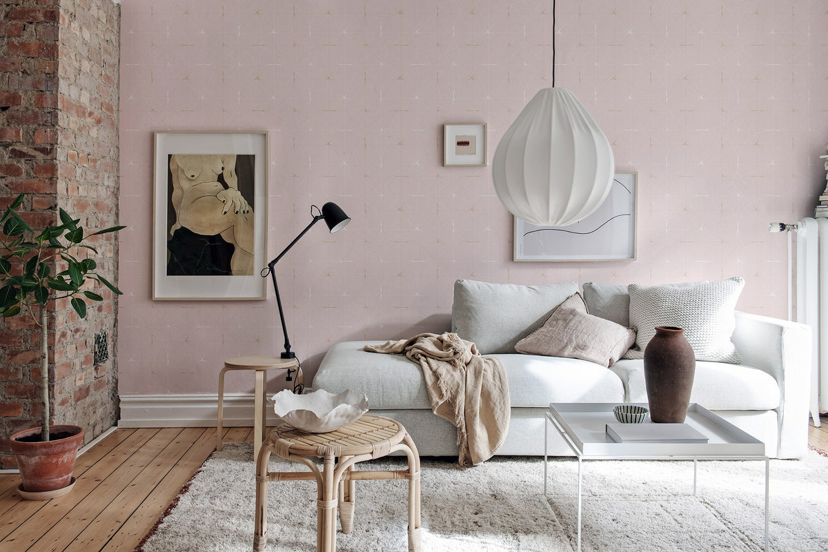 R14113 Perfect Fit Powder Pink Passion Mural by Rebel Walls