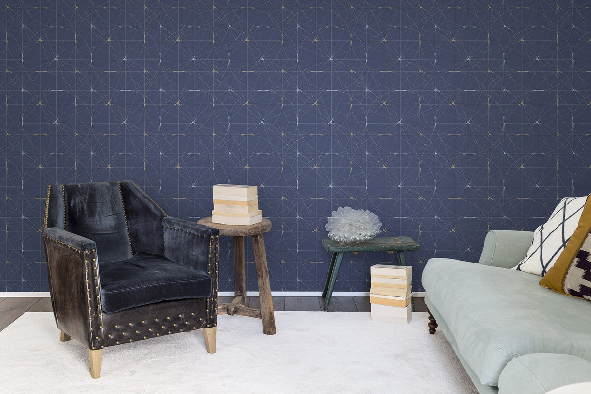 R14114 Perfect Fit Royal Blue Passion Mural by Rebel Walls