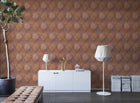 R14121 Leather Rhombs Passion Mural by Rebel Walls