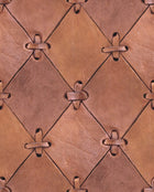 R14121 Leather Rhombs Passion Mural by Rebel Walls