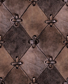 R14122 Leather Rhombs Vintage Passion Mural by Rebel Walls