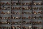 R14184 Cabinet of Curios Night Play Mural by Rebel Walls