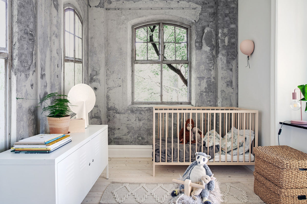 R14202 Perspective Manoir Beige Curious Mural by Rebel Walls