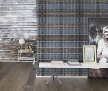 R14231 Rusty Shutter Curious Mural by Rebel Walls