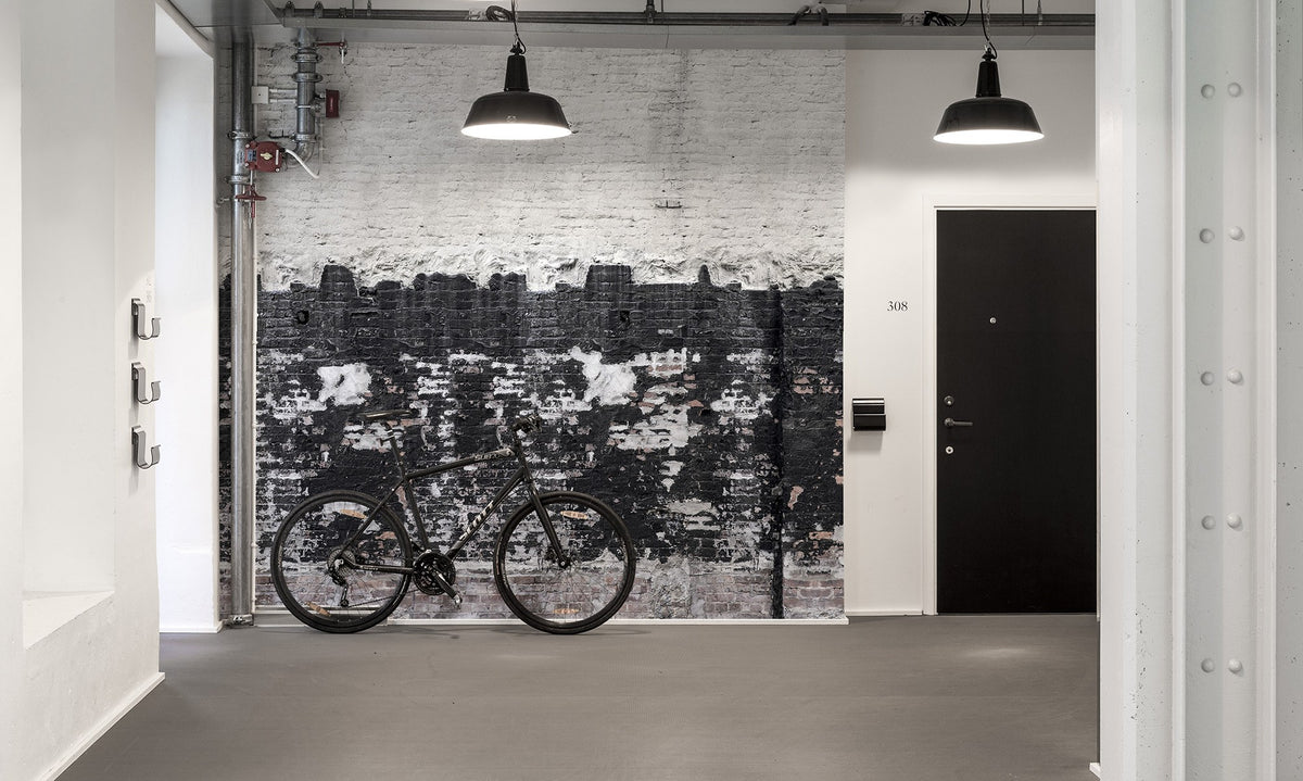 R14281 Deconstructed Domino Curious Mural by Rebel Walls
