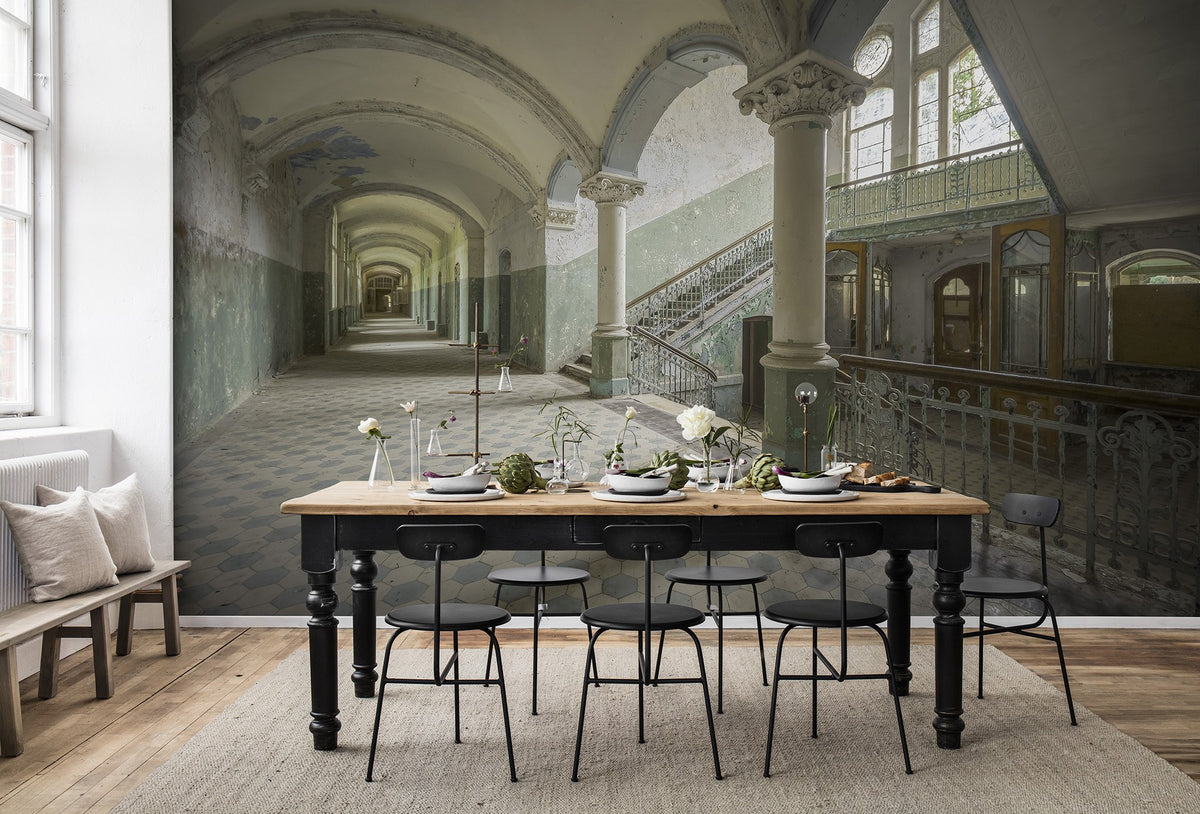 R14331 Bleached Baroque Curious Mural by Rebel Walls