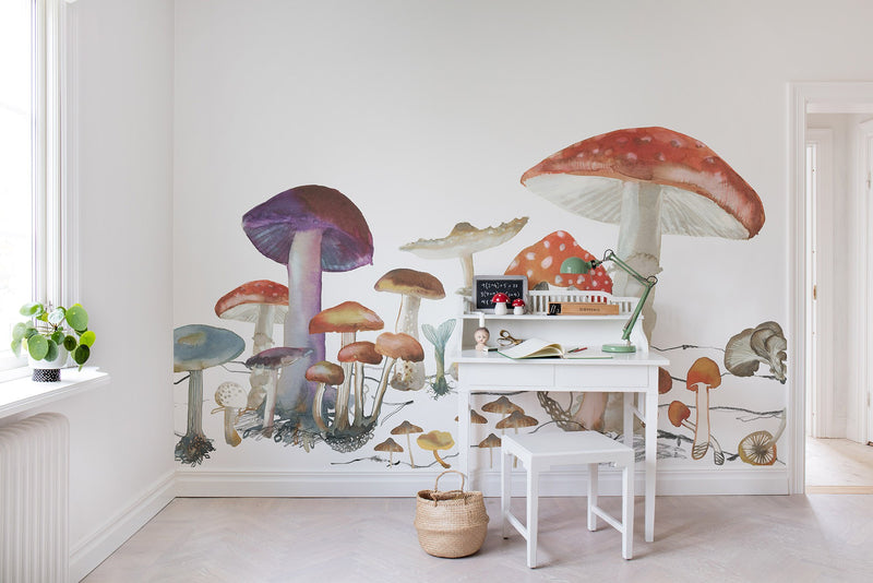 R14481 Woods of Wonder Storytime Mural by Rebel Walls