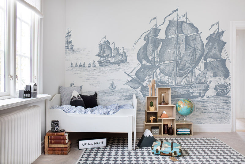 R14502 High Seas Storytime Mural by Rebel Walls