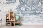 R14502 High Seas Storytime Mural by Rebel Walls