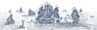 R14503 High Seas Henderson Blue Storytime Mural by Rebel Walls