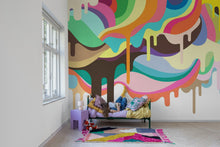 R14521 Dripping Ice Cream Storytime Mural by Rebel Walls