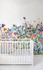 R14531 May Meadow Storytime Mural by Rebel Walls