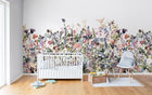 R14532 May Meadow Pastel Storytime Mural by Rebel Walls