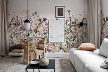 R14532 May Meadow Pastel Storytime Mural by Rebel Walls