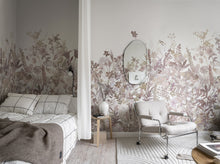 R14533 May Meadow Dusty Pink Storytime Mural by Rebel Walls