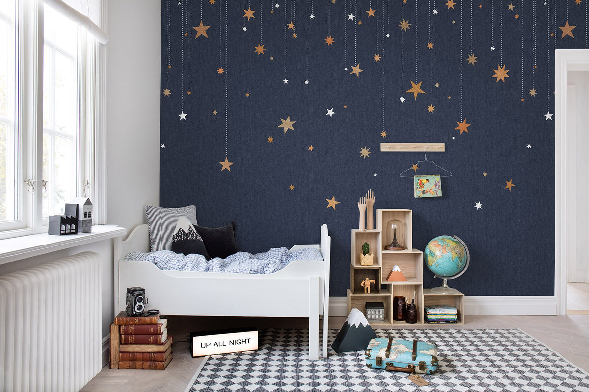 R14571 Stargazing Storytime Mural by Rebel Walls