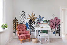 R14581 Nordic Valley Color Storytime Mural by Rebel Walls