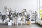 R14582 Nordic Valley Storytime Mural by Rebel Walls