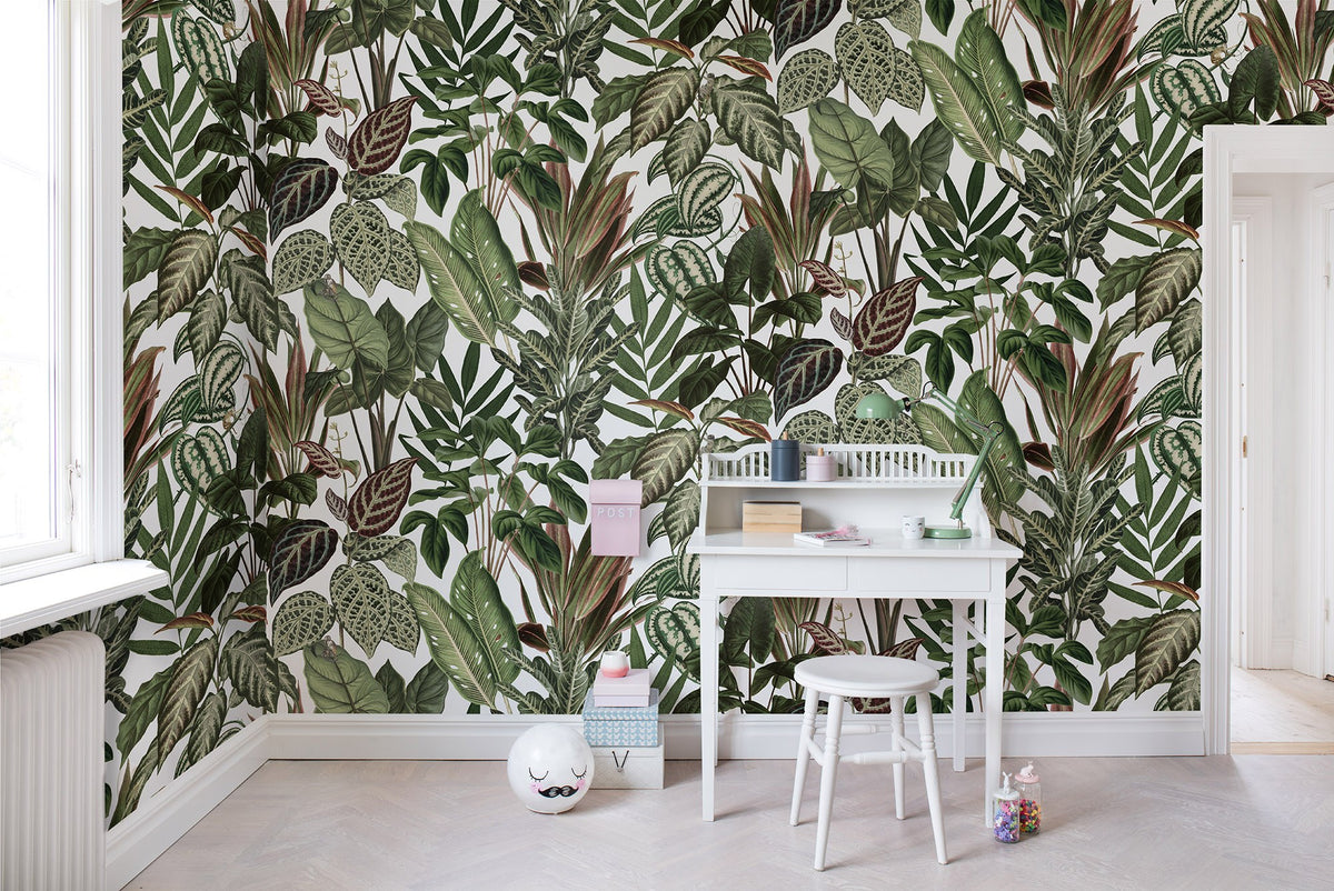 R14591 Mischievous Monkeys Storytime Mural by Rebel Walls