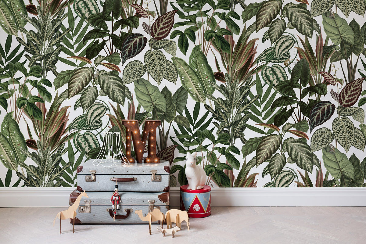 R14591 Mischievous Monkeys Storytime Mural by Rebel Walls