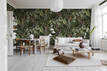 R14592 Mischievous Monkeys Lush Palette Mural by Rebel Walls