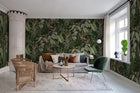 R14592 Mischievous Monkeys Lush Palette Mural by Rebel Walls