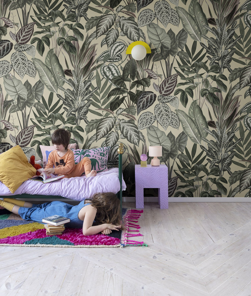 R14594 Mischievous Monkeys Sunshine Wonder World Mural by Rebel Walls