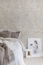 R14671 Raku Crackle Cream Tropical Oasis Mural by Rebel Walls
