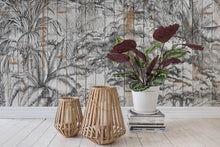R14702 Secret Garden Bali Boards Tropical Oasis Mural by Rebel Walls
