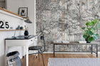 R14702 Secret Garden Bali Boards Tropical Oasis Mural by Rebel Walls