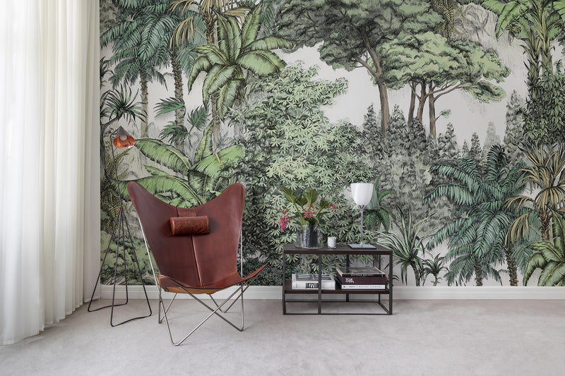 R14703 Secret Garden Lush Bouquet Mural by Rebel Walls