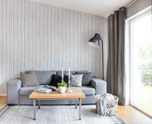 R14721 Swedish Cottage White Mural by Rebel Walls