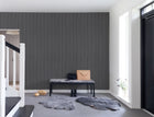 R14722 Swedish Cottage Gray Mural by Rebel Walls